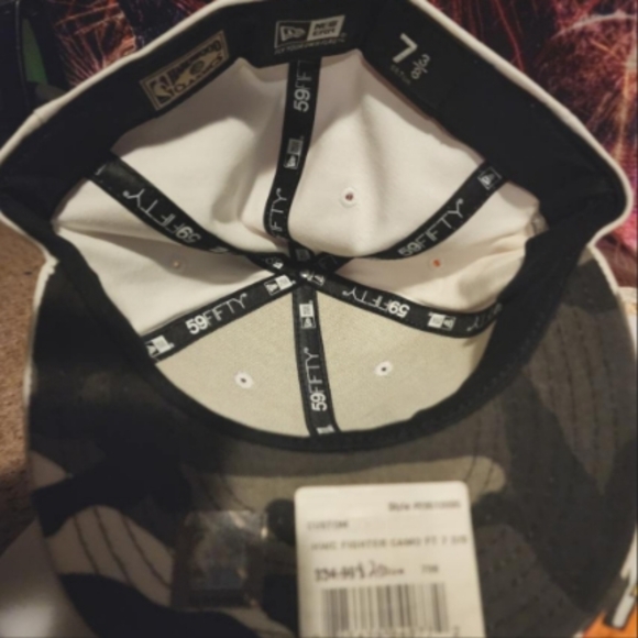 🏀🔥 NETS Hardwood Classics Basketball Camo New Era, 59Fifty, 7 3/8" 🔥🏀 - Picture 5 of 5